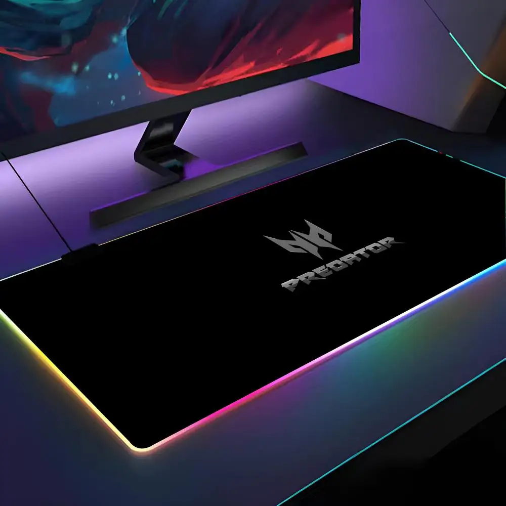 

Коврик для мыши A-Acer Predators с RGB подсветкой, коврик для мыши для ноутбука, коврик для мыши для ноутбука, геймера, компьютерный стол, игровые аксессуары