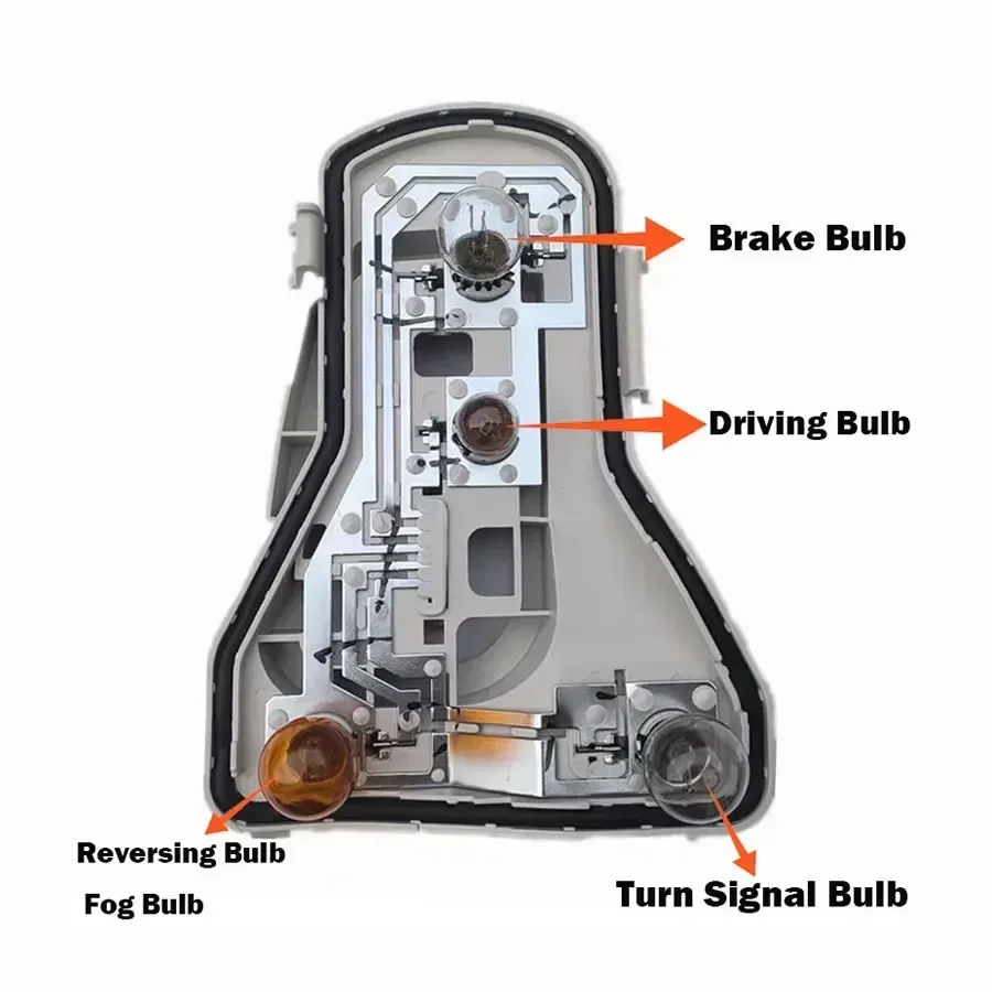 For Volkswagen VW Polo 2006 2007 2008 2009 2010 Hatchback Car Rear Taillight Tail Lamp Light Circuit Board Bulb Holder Lamp