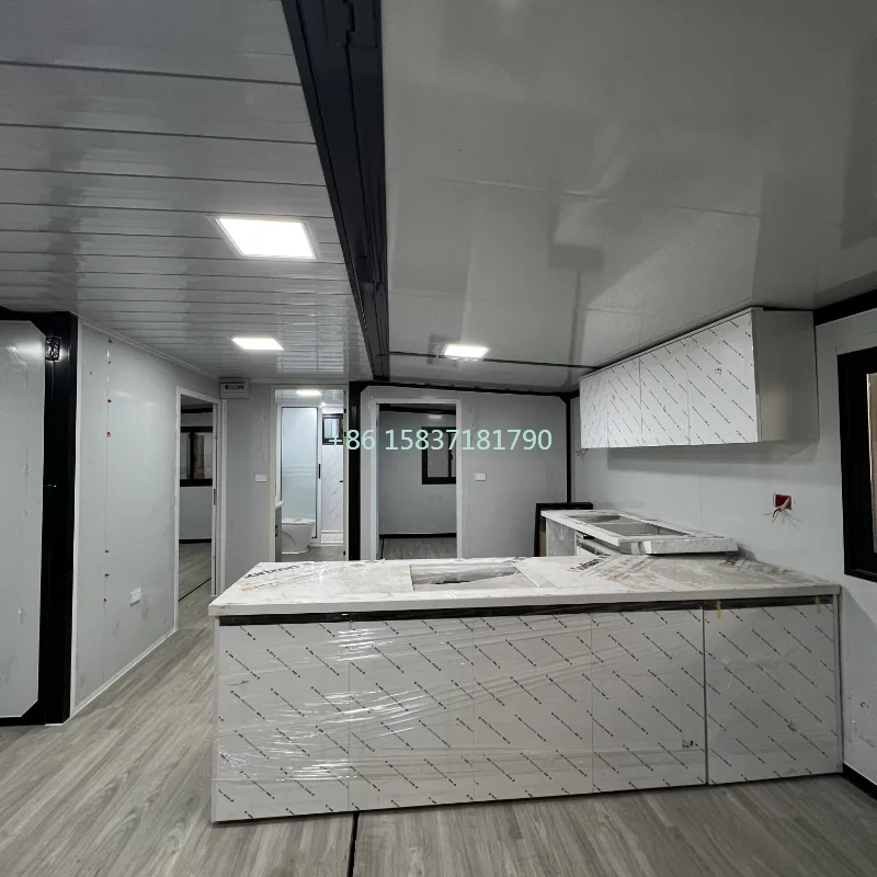 Portable Prefab Container House Tiny Home 40ft Expandable Modular Homes 3 Bedrooms Customizable Container House for New Zealand