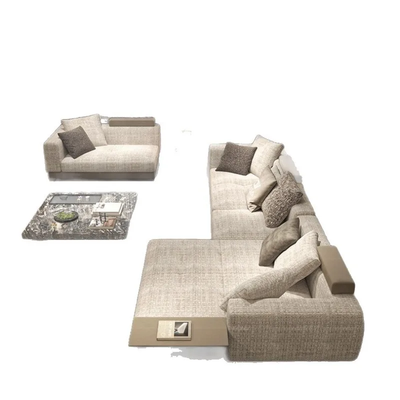 Large flat floor inline corner large and small living room sofas