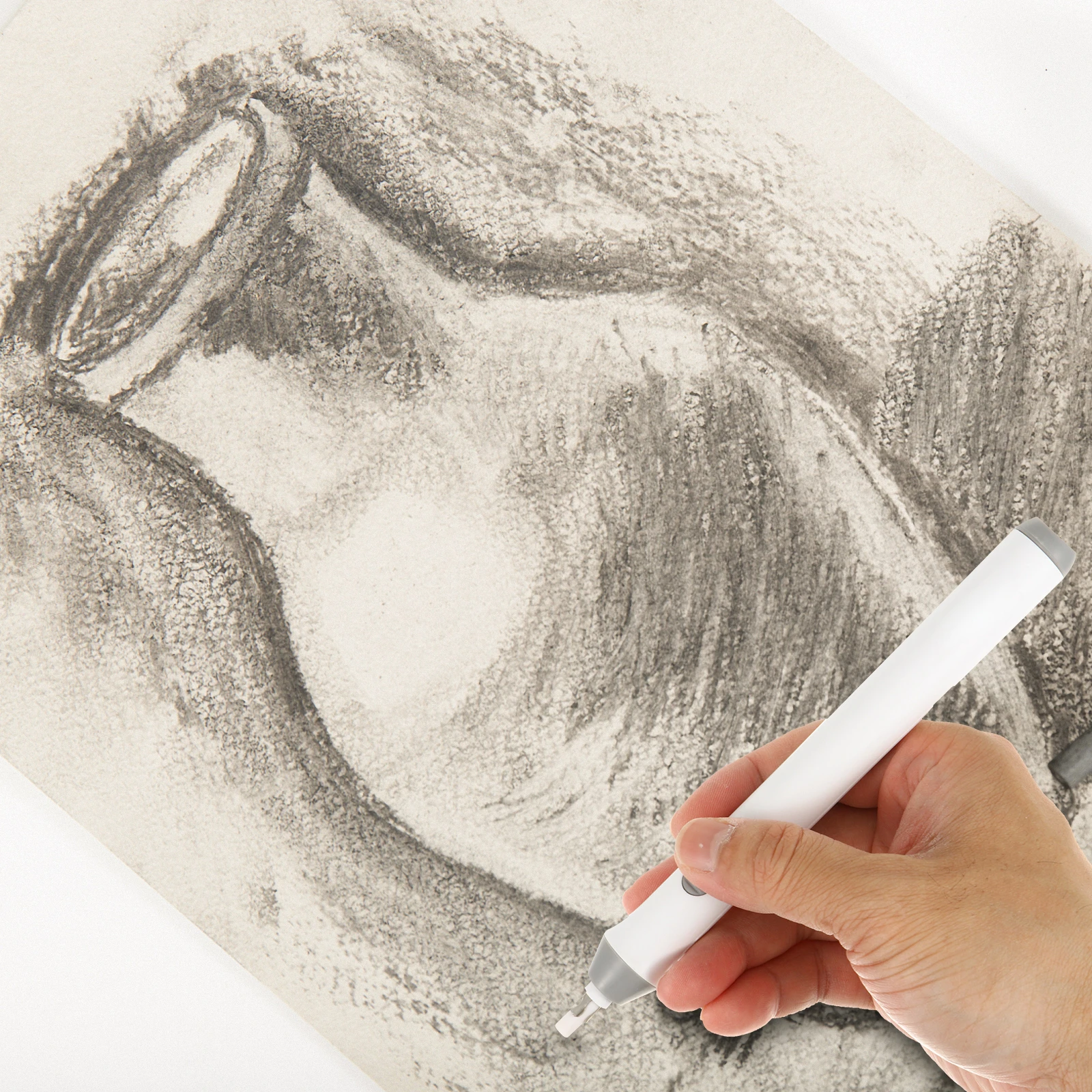 

1 set Electric Pen Auto Eraser For Sketching Typo Correction Pencil Drawing Tool Portable Art Student Stationery School Supplies