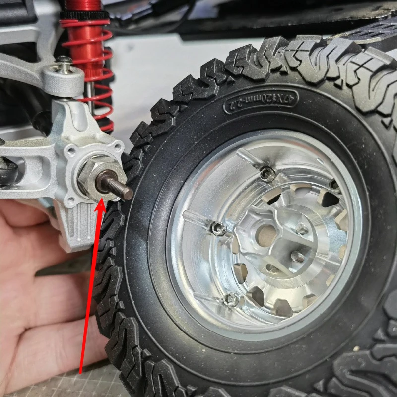 Strengthened Wheel Hub Adapter for TRACTION HOBBY KM Tank 300 RAM 1500 F150 1/8 RC High Precision TH01217 Same model Upgrade