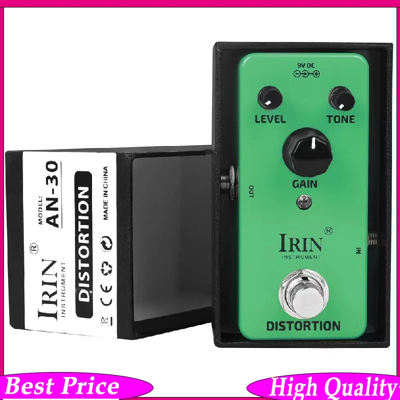IRIN Unit Digital Analog Guitar Pedal Green Electric Guitar Effect Accessories Electric Guitar Distortion Effect Pedal
