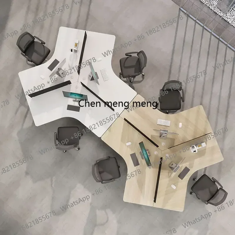 Discount White Wooden Office Desk Study Computer Standing Bedroom Luxury Office Desk Lshaped Organizers Design Ufficio Home Furn