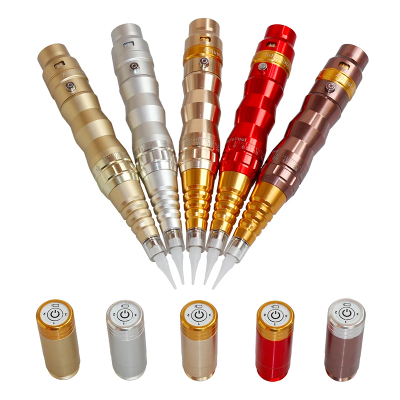 

Professional Wireless Eyebrow Tattoo Machine Battery Permanent Makeup Machine Pen eyebrow lips Needle