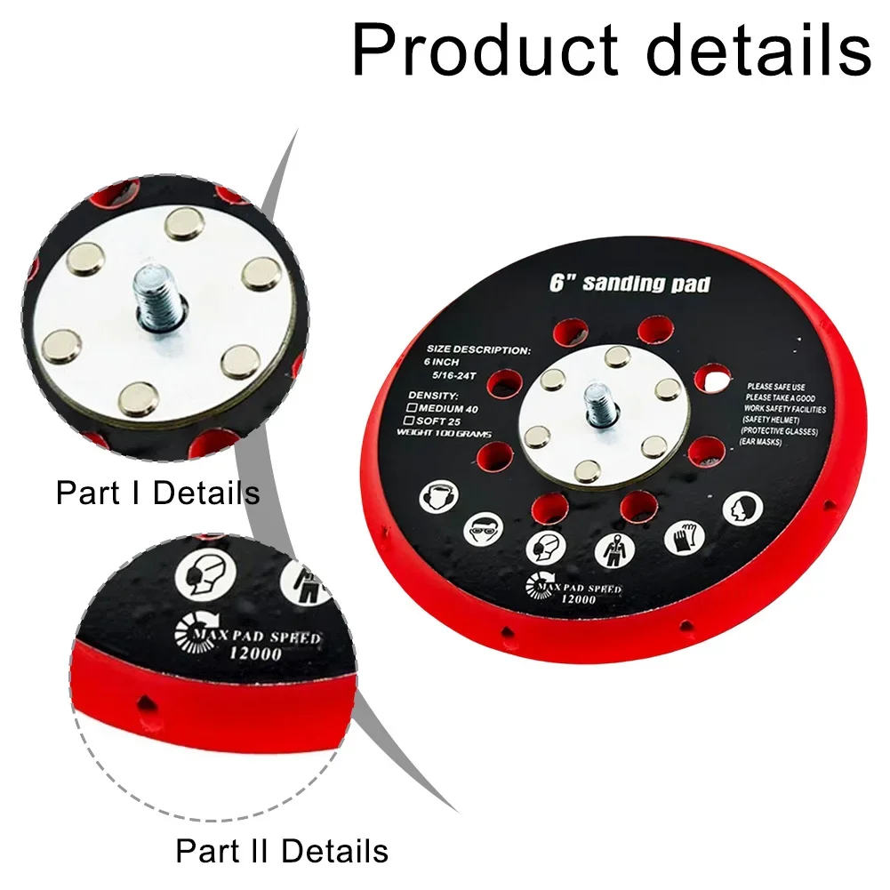 

Orbital Sander Pad Grinding Pad High-Speed Performance Versatile Compatibility Easy Installation Easy Installation Sanding Pad