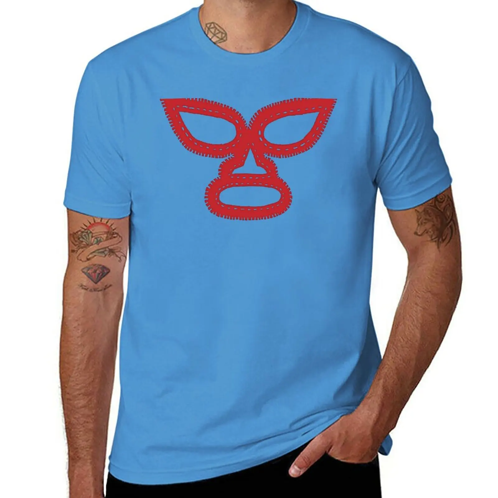 

New Lucha Libre Mask T-Shirt cute clothes hippie clothes T-shirts for men cotton