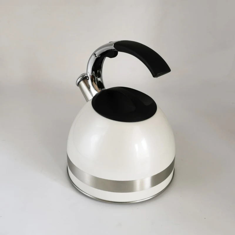 2.5L Stainless Steel Whistling Tea Kettle Food Grade Stainless Steel Tea Pot with Handle