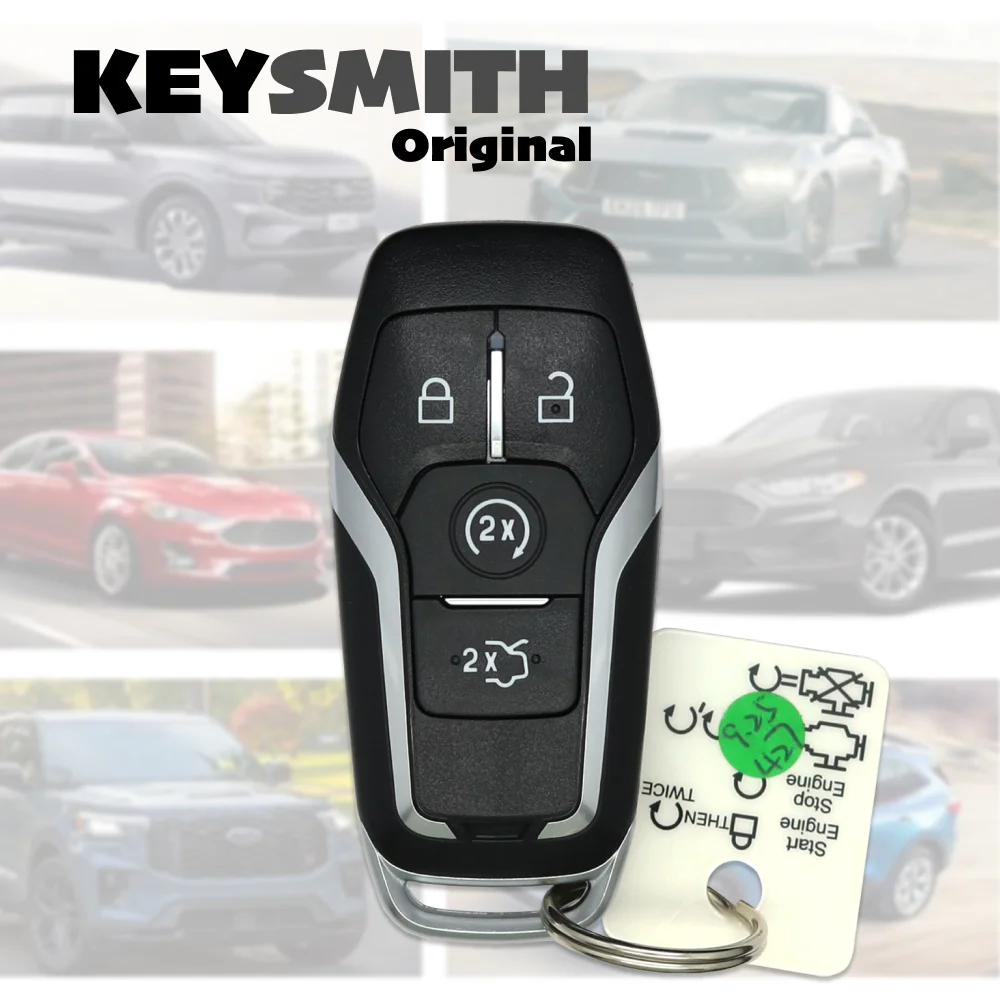KEYSMITH OEM Original 4 Button Keyless Smart Remote Key Fob 868MHz DS7T-15K601-GM For Ford Edge Fusion SE SEDAN Explorer 2013+