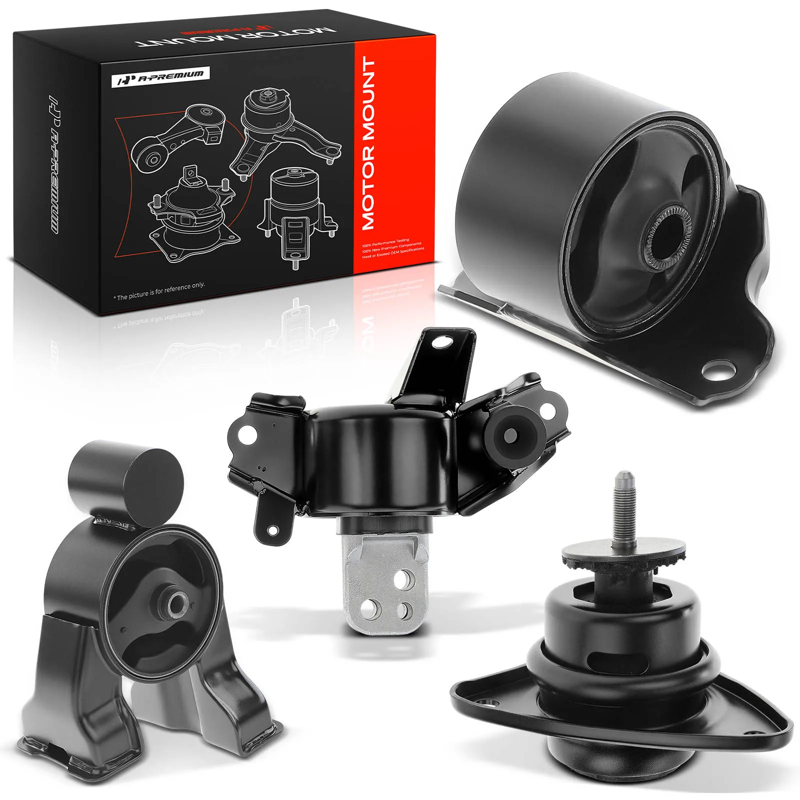 A-Premium 4pcs Engine Motor & Transmission Mount for Kia Forte Forte Koup 2010-2013 Forte5 2012-2013