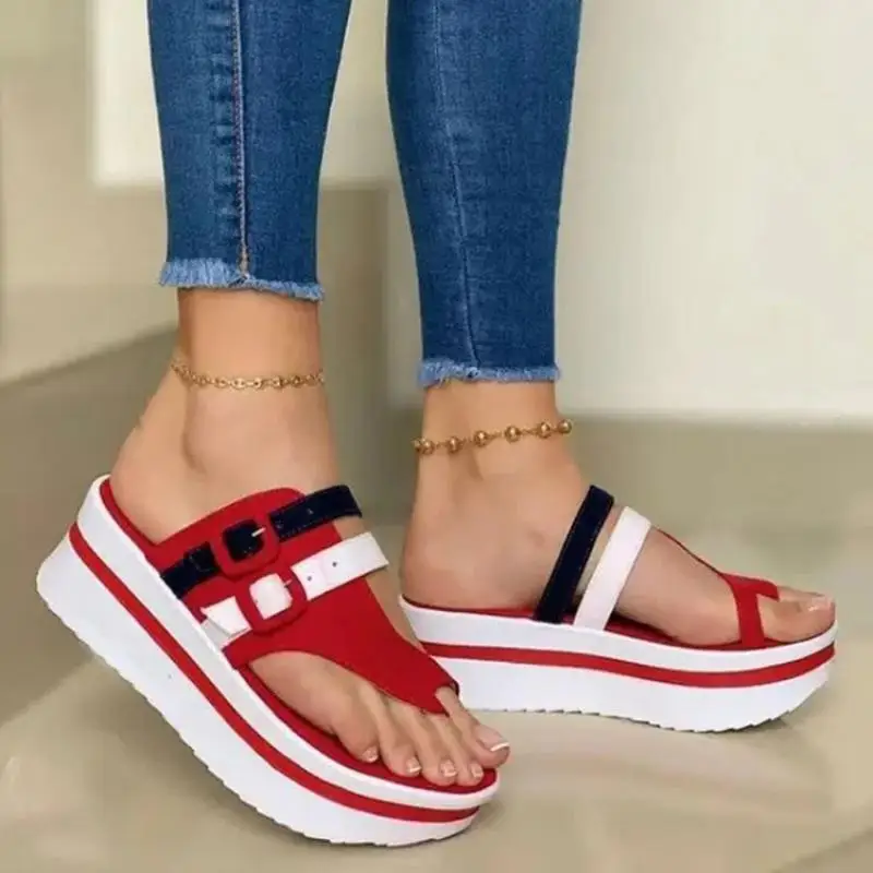 Women Luxury Sandals New Platform Sandals For Summer Wedges Shoes Women Platform Heels Sandalias Mujer Luxury Summer Flip Flops