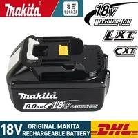100% Genuine Makita 18V battery 6Ah/5Ah/3Ah rechargeable,replaceable Makita Power tool battery BL1860B BL1850B BL1840B BL1815B