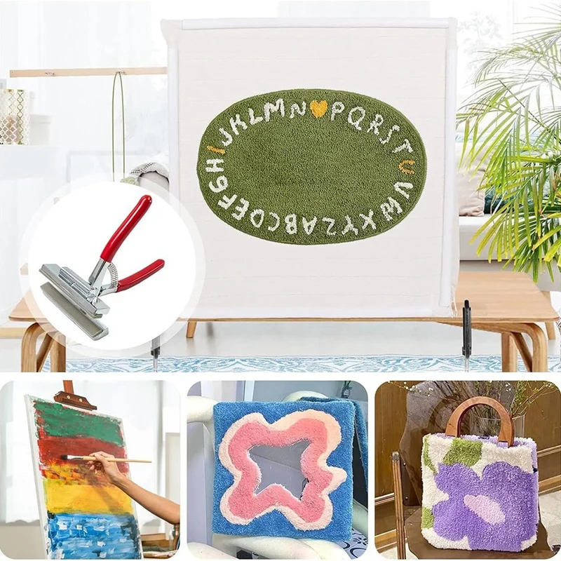 BAAG-Canvas Pliers For Painting, Professional Stretching Pliers, Metal Pliers With Spring Return Handle, Stretching Clamp