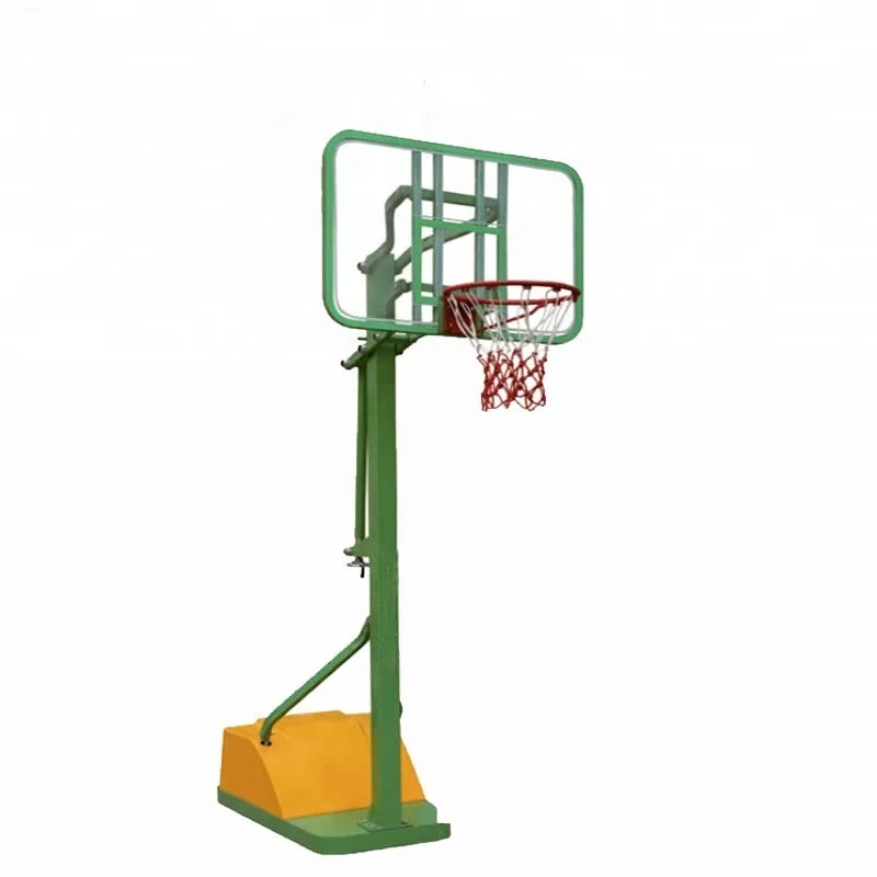 安価なポータブルバスケットボールスタンド、移動可能で高さ調節可能