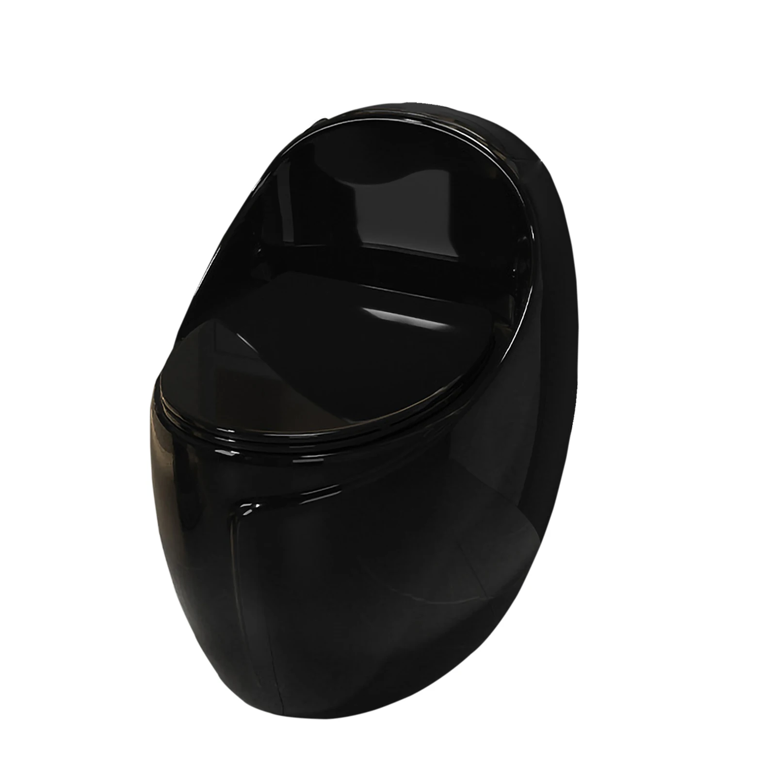 

New Household Black Egg Toilet Light Luxury Ceramic Small Household Siphon Toilet