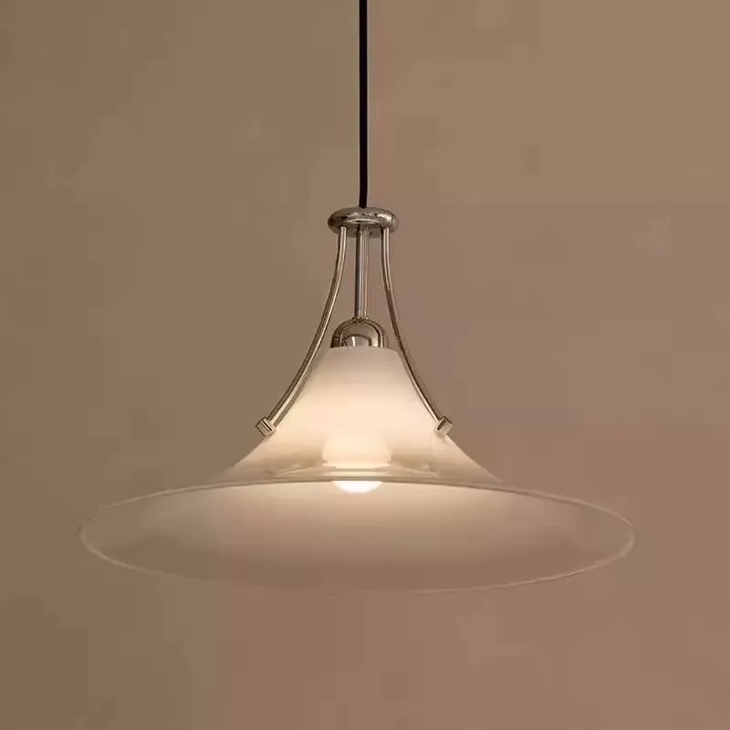 

UFO Chandelier Mid-Century Modern Pendant Light Full Spectrum Eye-Caring Glass Lamp for Dining Room Bar Kitchen Island Cafe