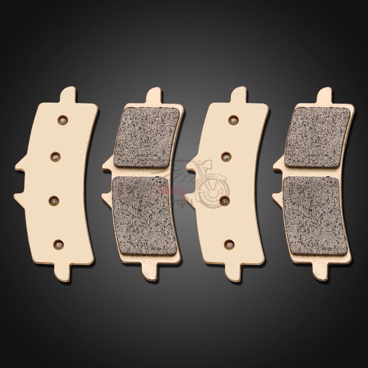 Motorcycle Metal Sintering Front And Rear Disc Brake Pads Set Fit For Triumph Daytona 675R 675 R 2014 2015 2016 2017 14 15 16 17