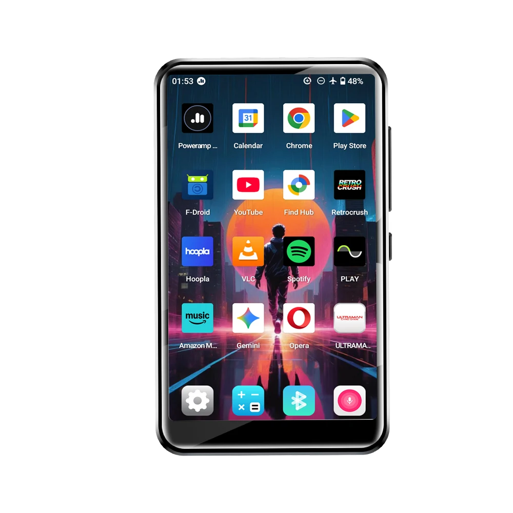 Odtwarzacz MP3/MP4 z Androidem 10, 4-calowym ekranem, Bluetooth i WiFi, muzyka online, Sklep Play, możliwość pobierania Spotify, Audible, Pandora, Deezer, HiFi — 2