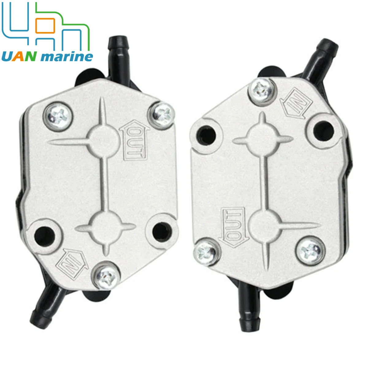 2 pcs 6A0-24410  Fuel Pump For Yamaha 25 30 40 50 60 70 75 80 85 HP 2-Stroke Outboard 692-24410-00 6A0-24410-00 663-24410-00