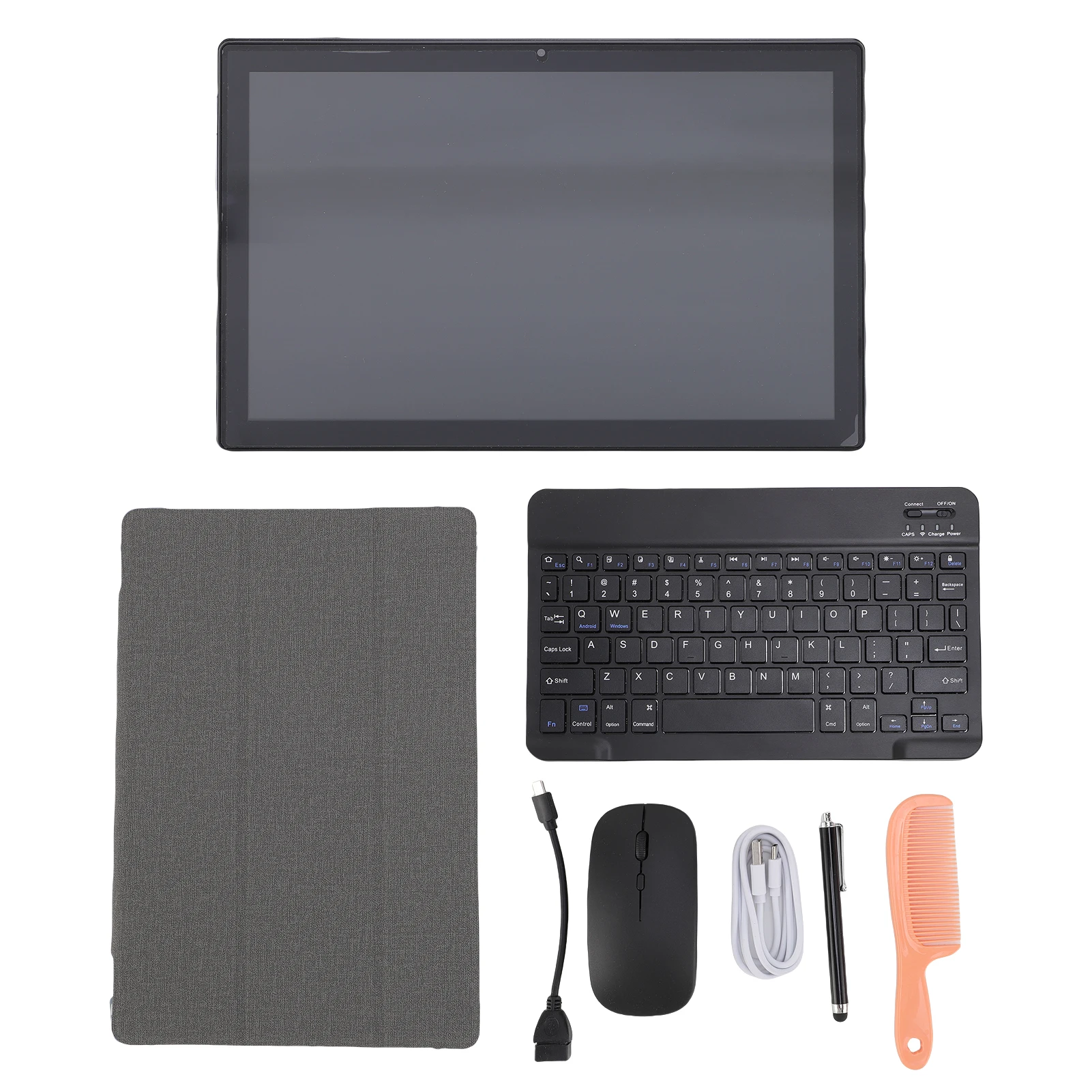 

10,1-дюймовый планшет для Android 14.0 Smart Pad с 8 ГБ + 128 ГБ 1280*800 HD сенсорным экраном 2 МП + 5 МП Поддержка двойной камеры BT/WIFI/3G