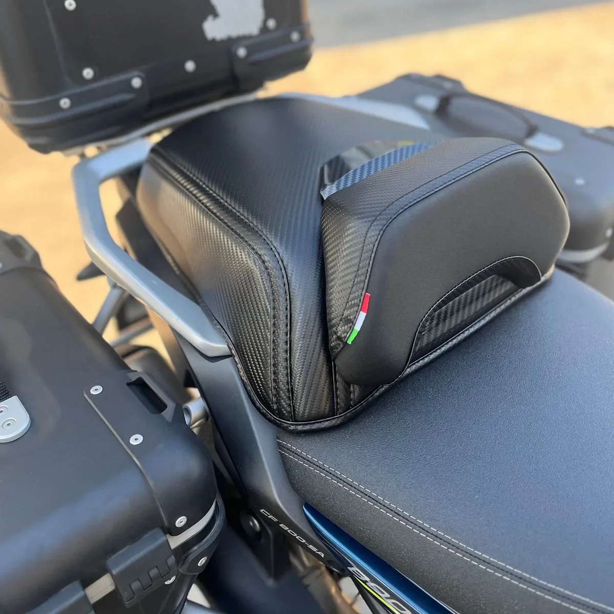 Fit For CFMOTO 800MT MT800 700MT MT700 Motorcycle lumbar support passenger seat cover combination backrest back rear seat cover