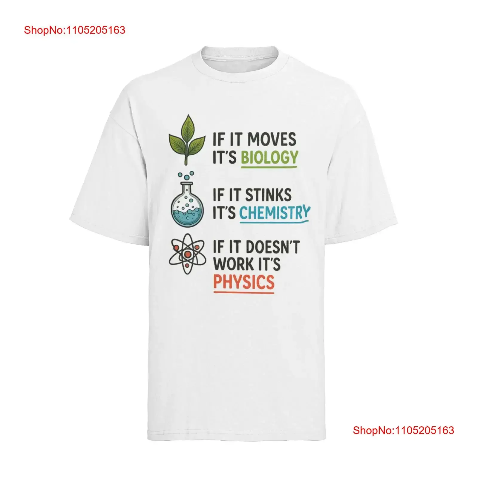 Organic Chemi Physics Funny Saying Uni Study Mens T Shirt Cotton S XXXL vintage Washed fashion homme Comfortable Versatile Soft