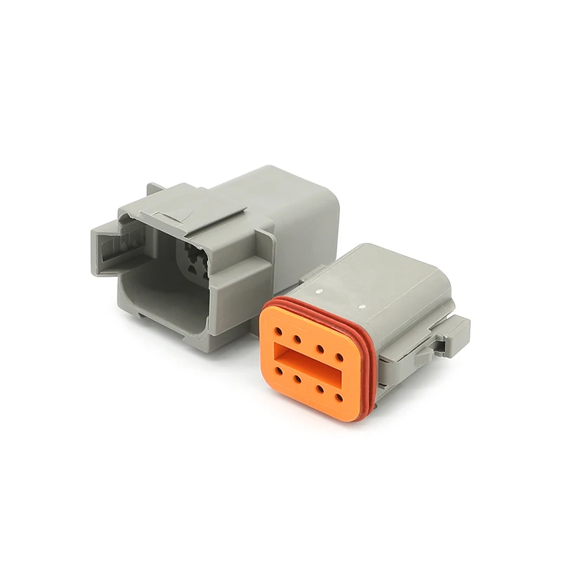 DT06-8S DUTSCH أصيلة المكونات في 8pin موصل السيارات مقاوم للماء الذكور والإناث محطة لرسو السفن 1062-16-0122 رأس أنثى