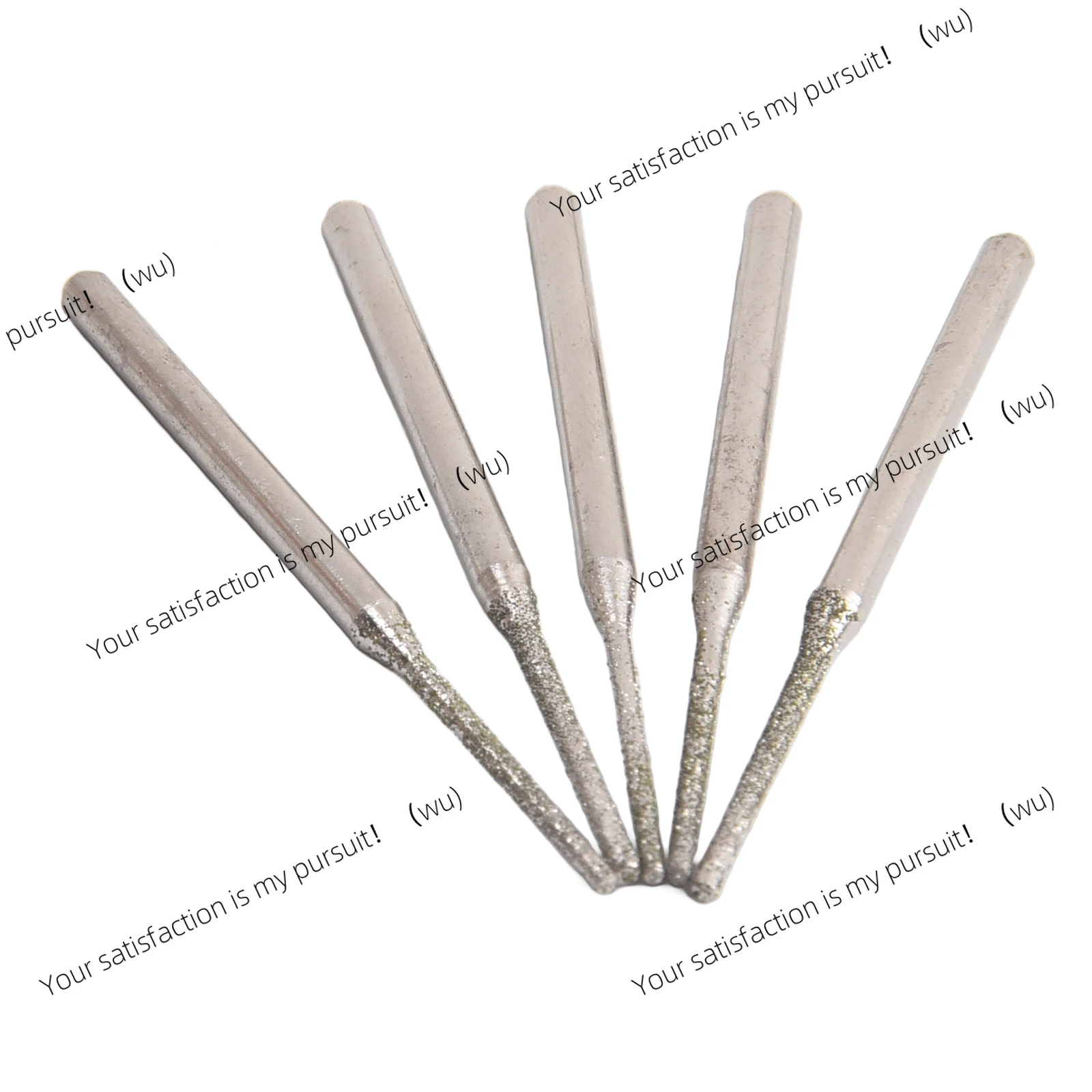 5 Pieces/Set 0.8-2 Diamond Coated Drills for Jade Jewelry Fiberglass Tile Drilling Tools