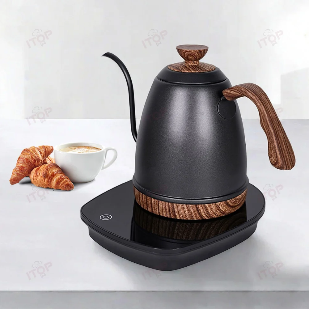 STLF JW صب فوق القهوة بالتنقيط الشاي معقوفة غلاية الفولاذ المقاوم للصدأ موقد إبريق قهوة لغلاية المنزل