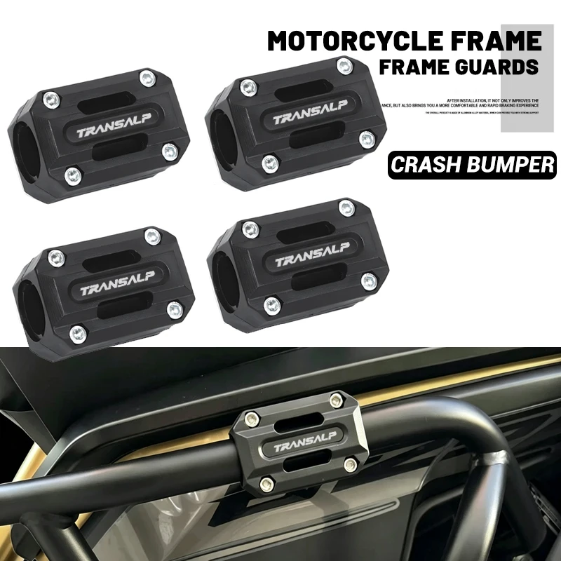 For Honda Transalp XL750 XL400 XL650 XL700 XL 750 650 400 Motorcycle Engine Crash Bar Bumper Protective Guard Block Parts