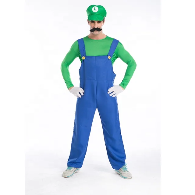 

Luigi Brothers Halloween Cosplay Women Costume