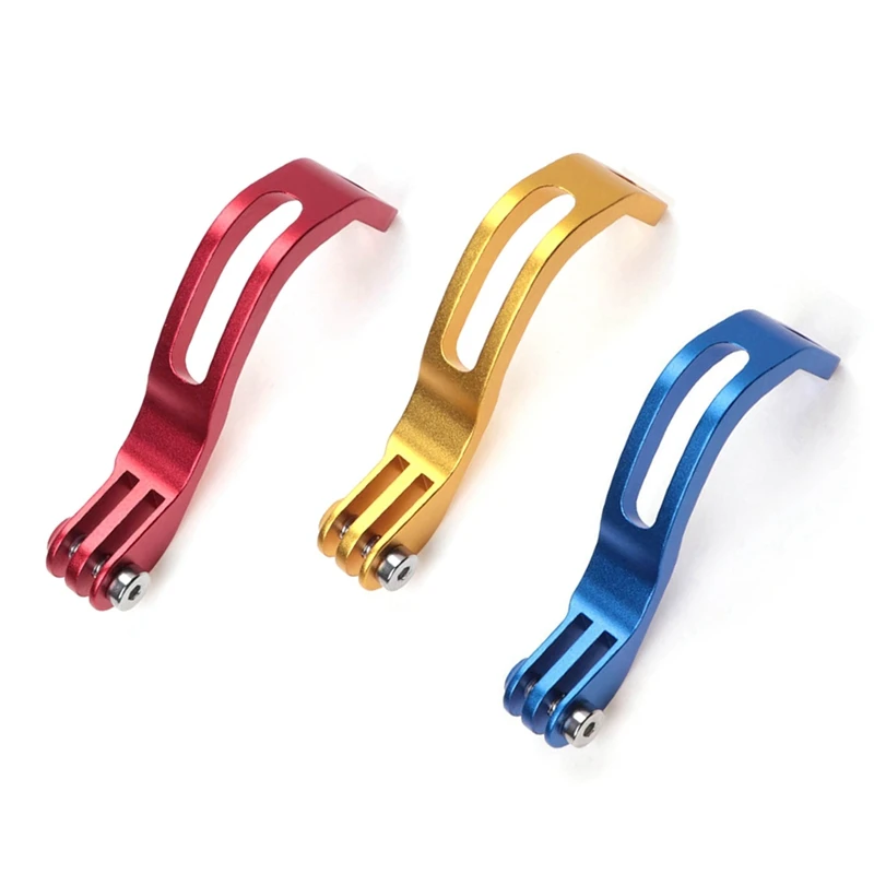 Up-Warping Folding Bicycle Front Fork Lamp Bracket Bicycle Lamp Extension Bracket Aluminum Alloy Extension Fittings