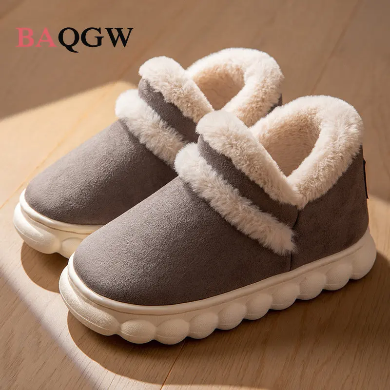 Kinderen Katoen Gevoerde Schoenen Winter Warm Fluwelen Katoen Slippers Kinderen Verdikking Peuter Laarzen Baby Jongens En Meisjes Casual schoenen