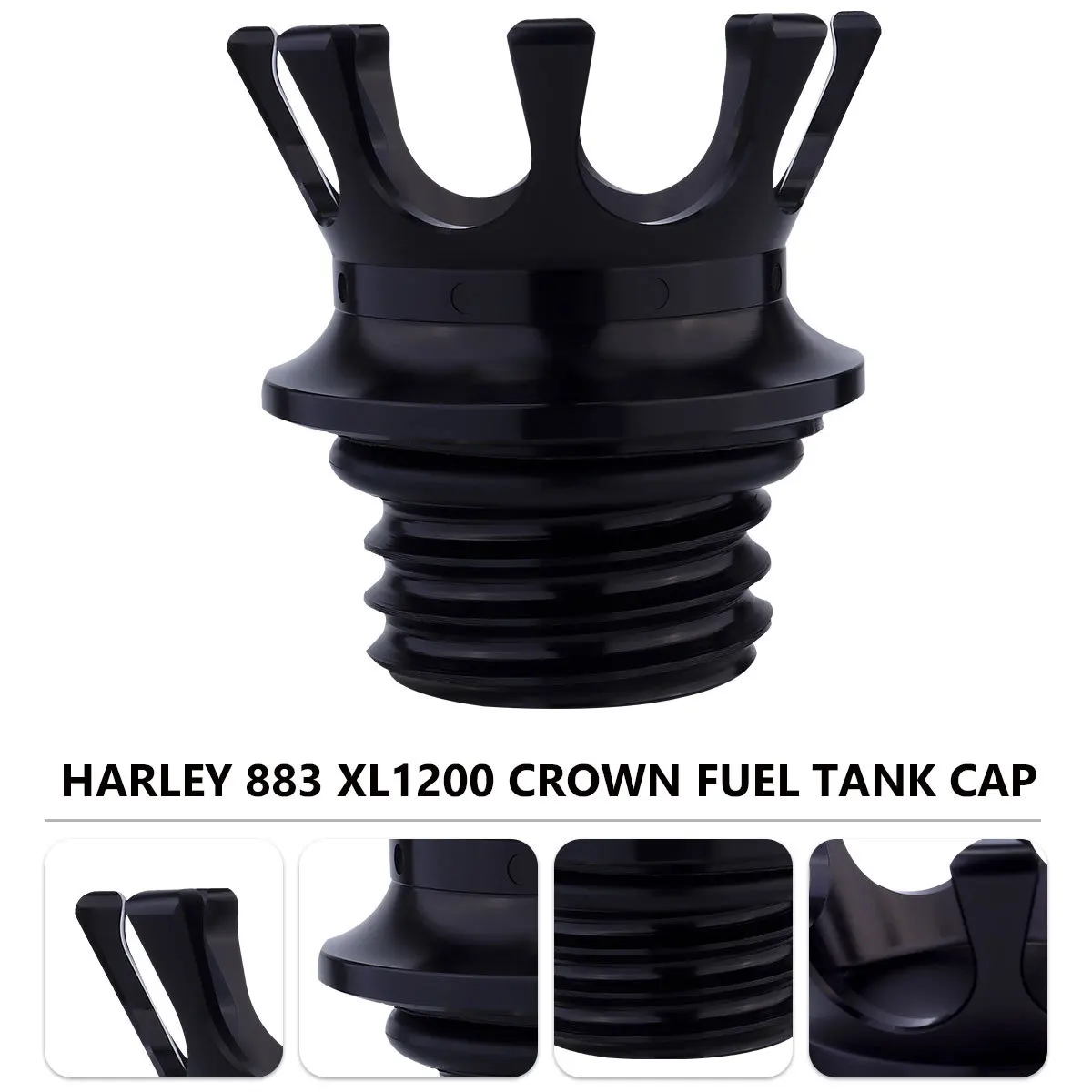 

Aluminum Rotary Fuel Cap for Motorcycle Xl 883 1200 Oil Cover Gas Lid Replacement Modification Accessory