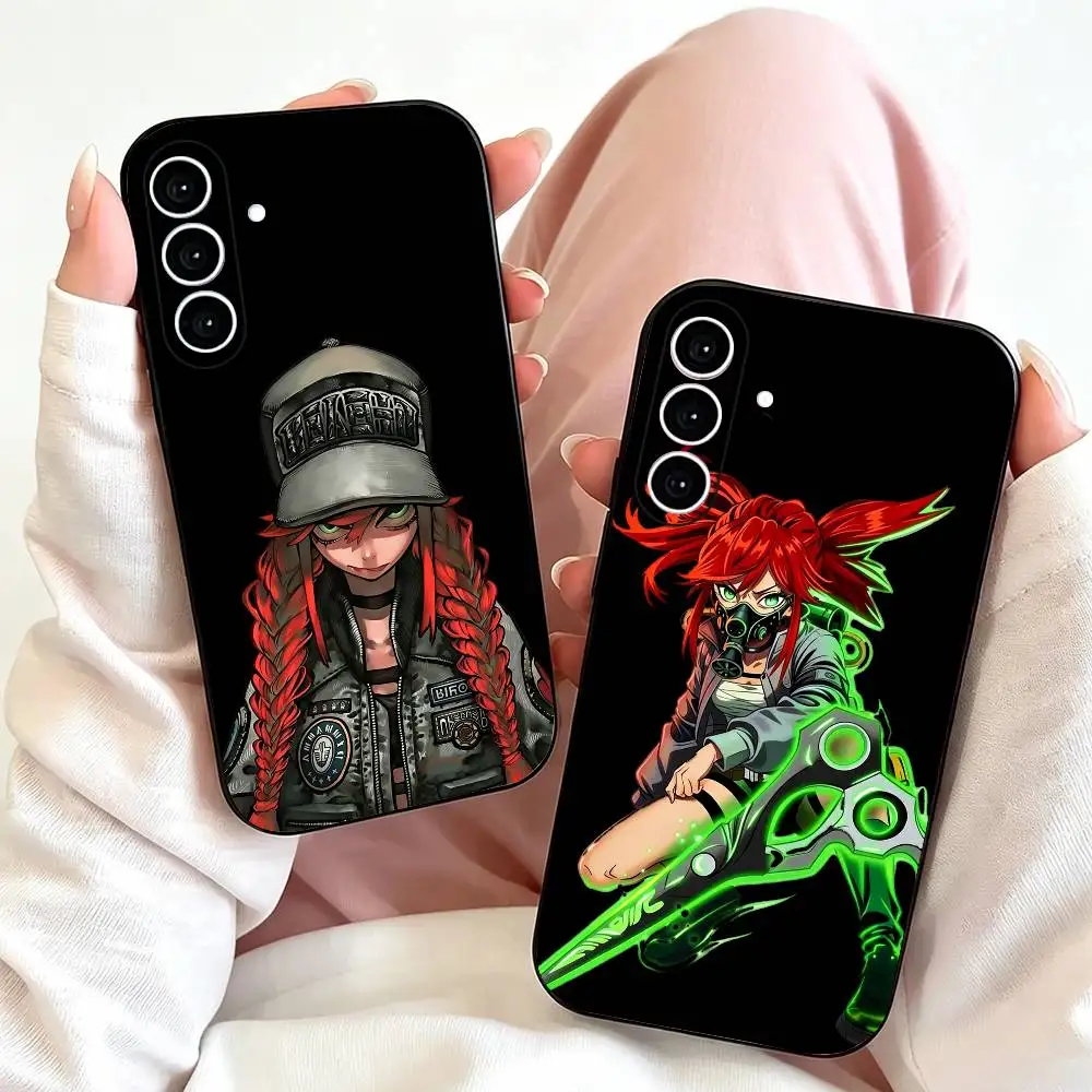 Anime G-Gachiakuta Riyo  Phone Case Black Silicone Soft For Samsung Galaxy A73,A72,A71,A70,A53,A52,A51