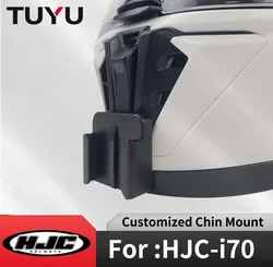 TUYU HJC i70 Customized Helmet Aluminium Chin Mount for GoPro Hero9 10 11 12 13 Insta360 X4 X3 Ace pro DJI Action 5pro 4 3Camera