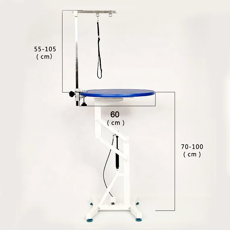 

Pneumatic Portable Adjustable Dog Grooming Table For Small Dogs