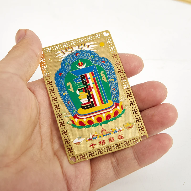 Best Selling Feng Shui Tibet Mystic Amulets Card For Protection