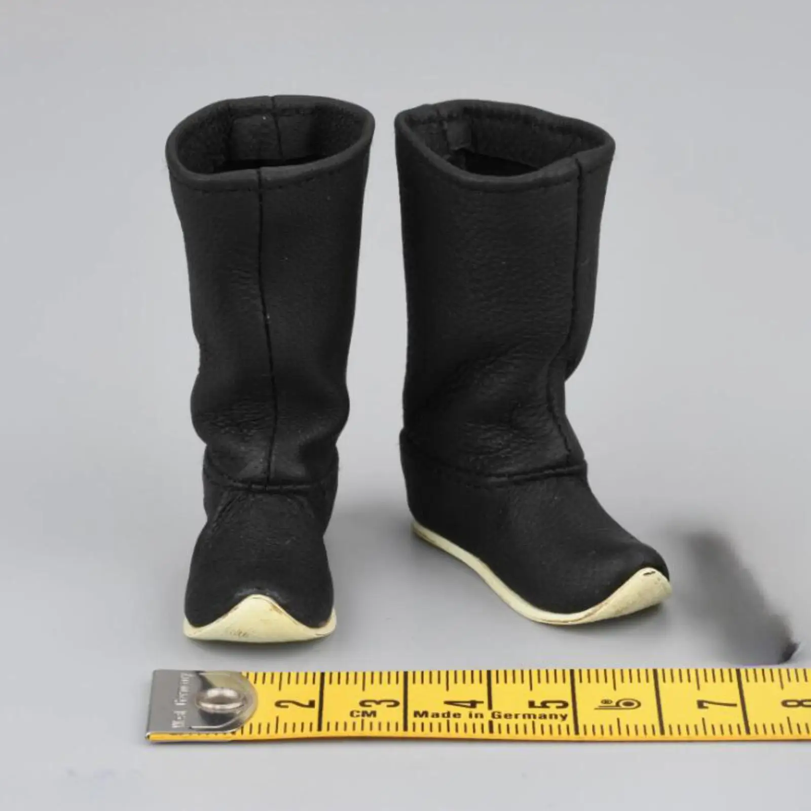 

Кожаные сапоги в масштабе 1:6, миниатюрная модель, модная обувь, игрушки ручной работы для 12-дюймовых фигурок, модель куклы, аксессуары для наряда