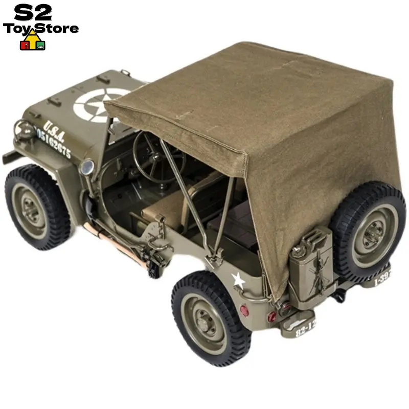 

FMS 1/6 Scale Remote Control Crawler Willys Jeep Model Car Accessory Detachable Fabric Canopy Original Accessory