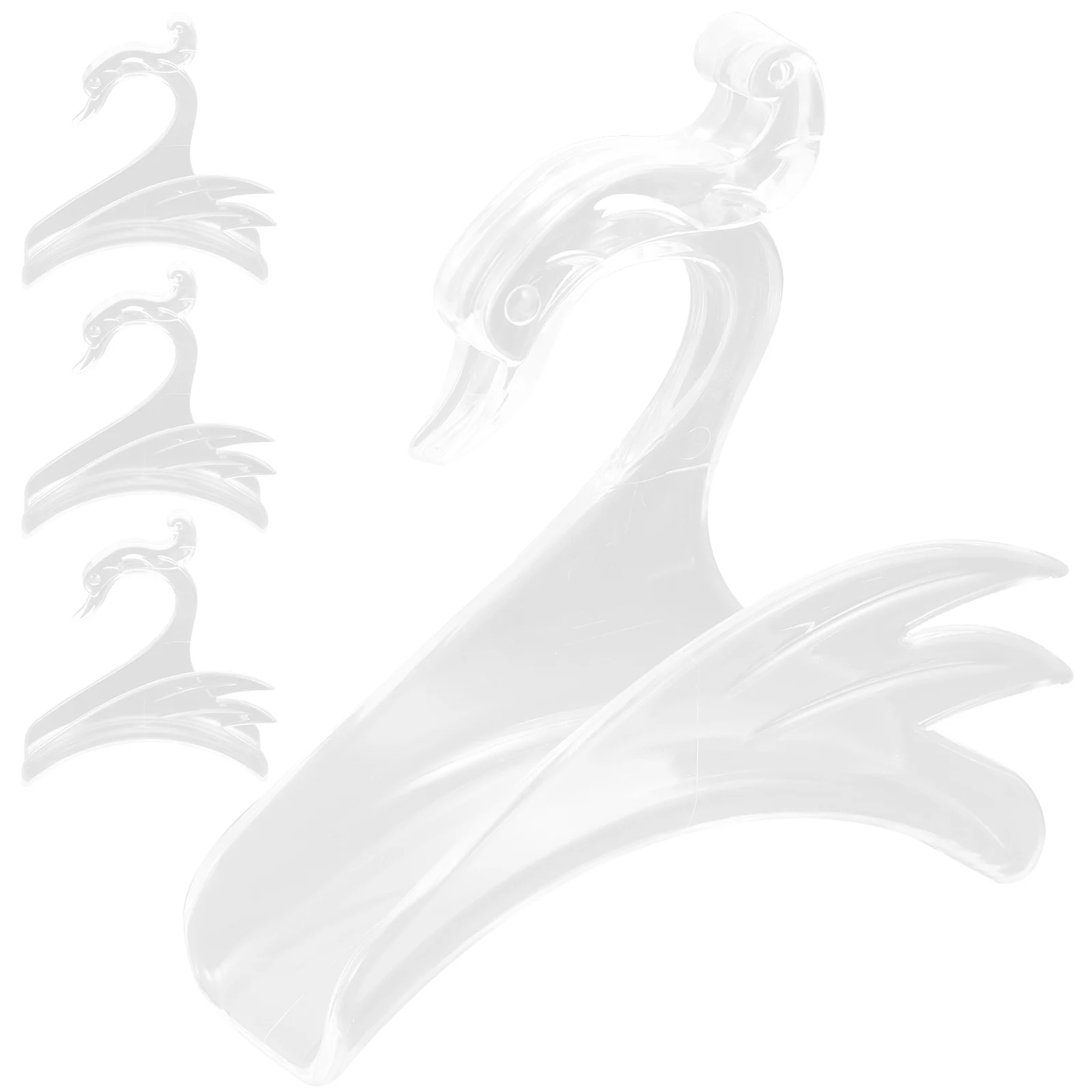 

4Pcs Transparent Bag Hanger with Strong Load Capacity Compact Wear-Resistant Hat Rack for Daily Use Handbag Backpack Tie Holder