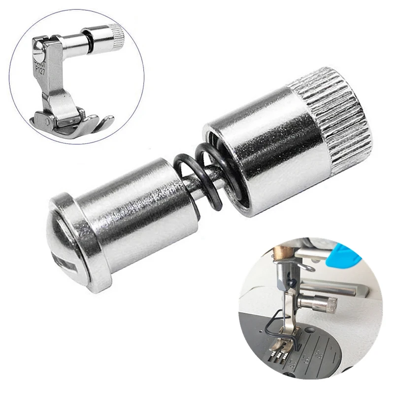 

1/5PCS Presser Foot Quick Change Screw Device Industrial Lockstich Sewing Machine Parts Instant Clamp Spring Easy Feet Holder