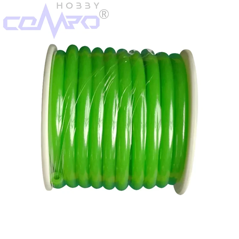 5M Silikonowa Przewód Paliwowy 1 Rolka D5x2.5mm Przewód Paliwowy Silnik Nitro (Żar) Do Modelu Samolotu RC Akcesoria Do Zbiornika Paliwa 6 Kolorów