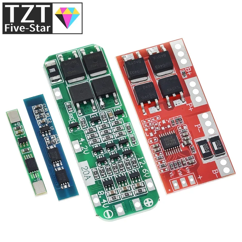 1S 2S 3S 4S 3A 20A 30A Li-ion Lithium Battery 18650 Charger PCB BMS Protection Board For Drill Motor Lipo Cell Module
