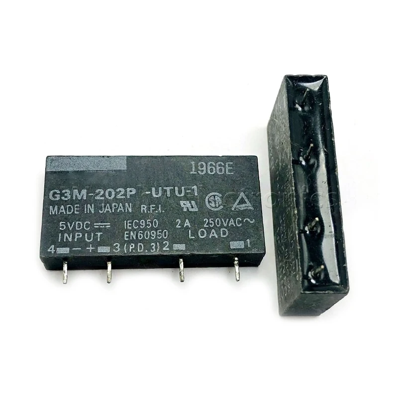 Free Shipping 10pcs/lot Spot G3M-202P-UTU-1-5VDC Imported Genuine 4pin 2A 5V Solid State Relay