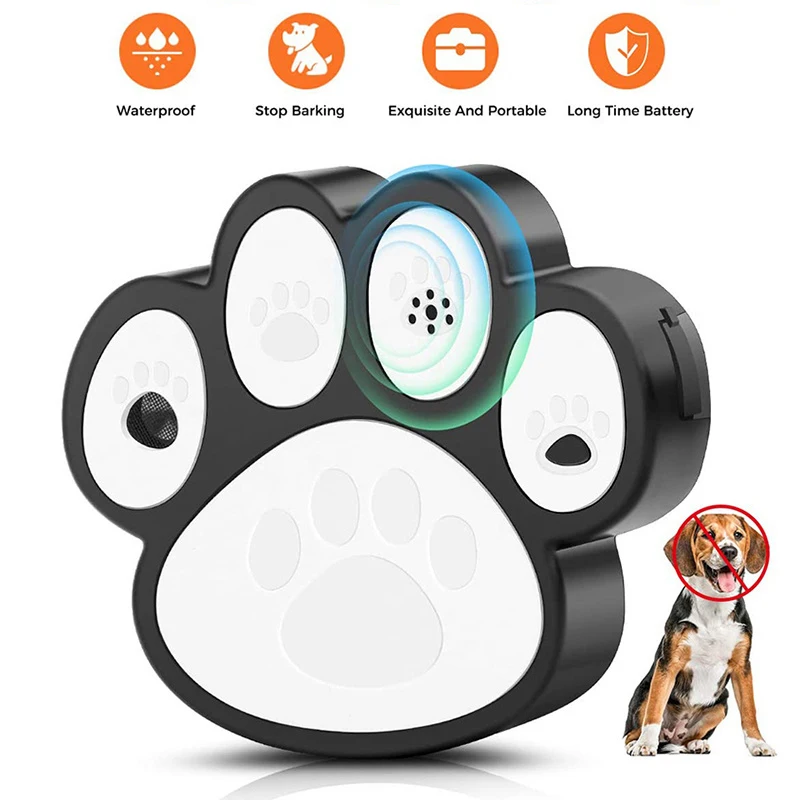 Anti Dog Barking Devices Footprints Shape Outdoor Bark Deterrents Behavior Training Safe Pet Dog Repeller