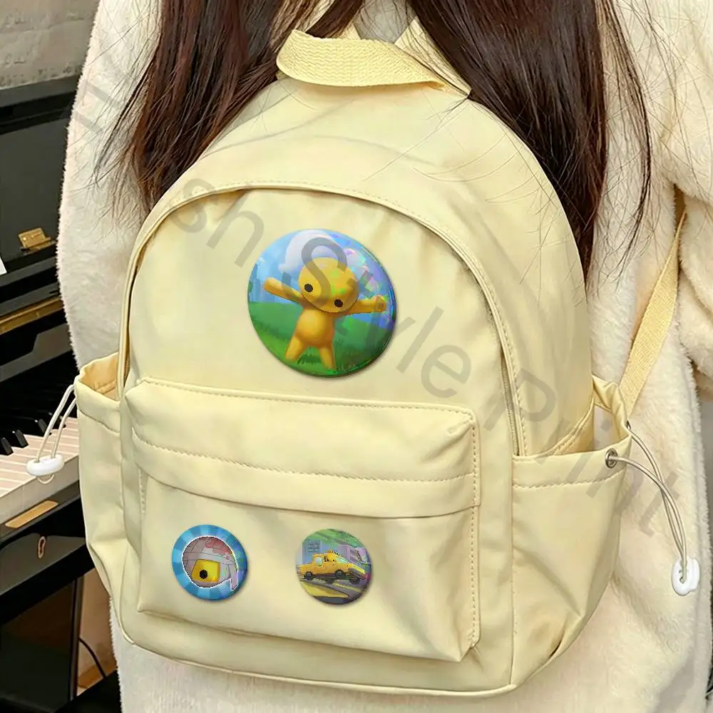 Game W-Wobbly L-Life 32mm 58mm 75mm 44mm 25mm Anime Badges Brooches DIY Pins Decorations Birthday Gifts