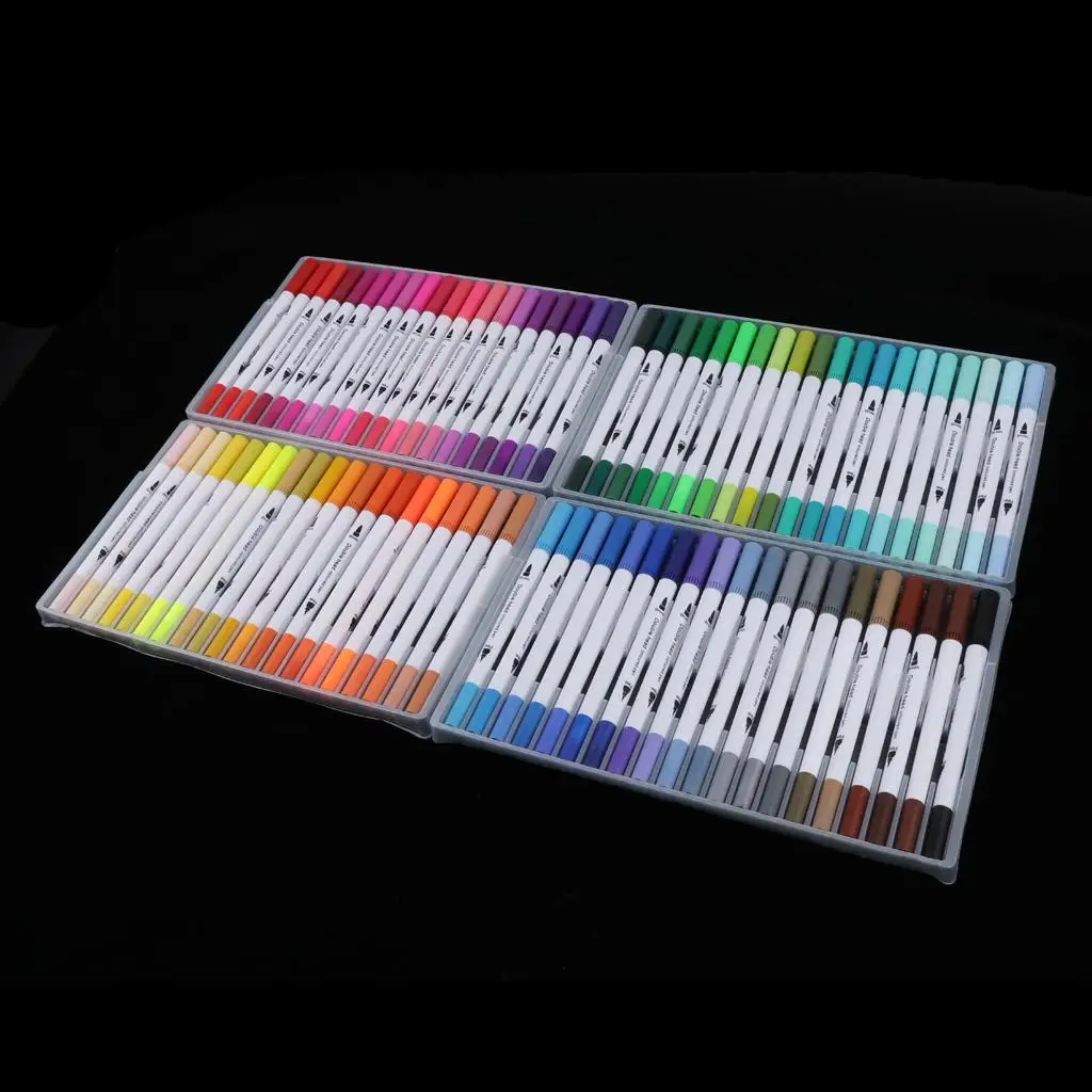 Acrylic Paint Pens for Rock Painting, 80 Colors Paint Markers Kit , , Wood, Fabric, Metal, Ceramic, Rock, Tip, Water Based