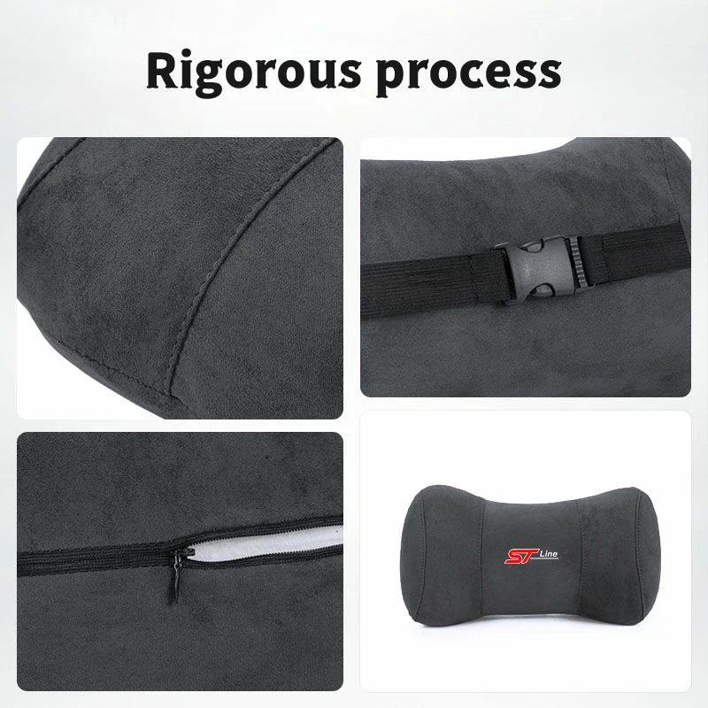 Car Seat Headrest Pillow Neck Support Protector Cushion For Ford Mustang F150 Explorer Focus Fiesta EDGE Escort Falcon Ranger Mo