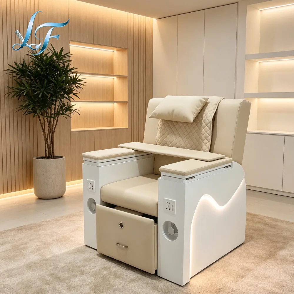 

Advanced Electric Reclining Nail Sofa Chair Professional Furniture For Eyelash Foot Care Beauty Salon Use